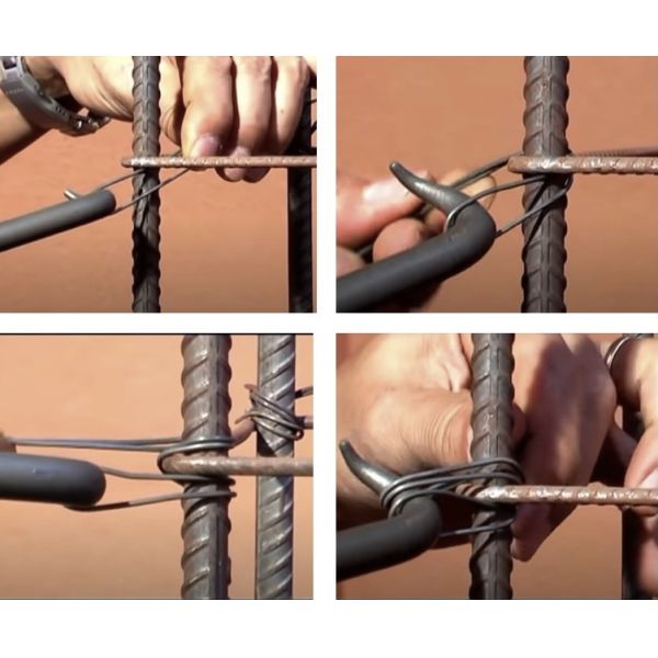 Hot Dipped Galvanized Iron Binding Wire 21 Gauge 45mm Length Anti Oxidation