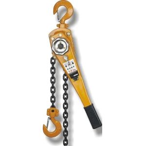 Yellow Electric Wire Rope Hoist 500kg 1 Ton Lever Block With CE Certificate