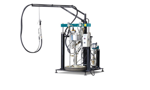 Small Sealant Dispensing Equipment , High Pressure Silicone Extruder Machine