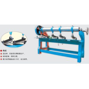 Slotting and Cutting Function Manual Four Knives Corner Cutting Machine for