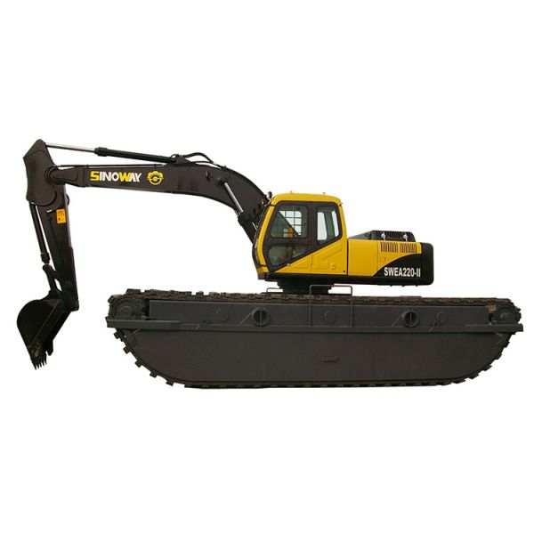 Quality SWEA220 River Dredging Equipment 30 Ton Underwater Amphibious Digger 30000Kg Operating Weight wholesale