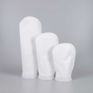 China High Efficiency Plastic Ring Hot Melt Mouth Liquid Filter Bag with Coreless Design on sale