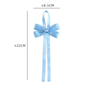 Gold Pre Tied Satin Ribbon Bow With Elastic Loop Satin Ribbon For Gift Wrapping