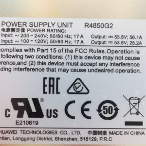 48V 50A Telecom Power Rectifier Module R4850G R4850G2 R4850 For Huawei ETP48200