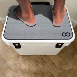 Customized Eva Foam Cooler Pad for 22 Inch YETI Roadie 60 Cooler Striped Pattern