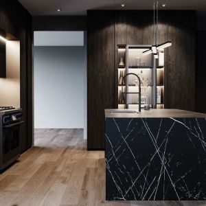 Modern Design Kitchen Furniture Custom Melamine Complete Kitchen Cabinet Set