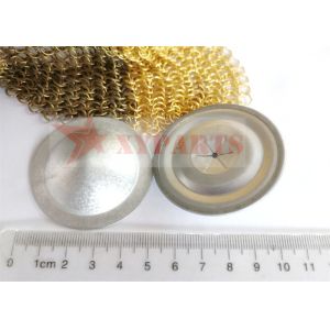 China High Hardness Galvanized Steel 50mm Round Dome Cap Speed Clips on sale