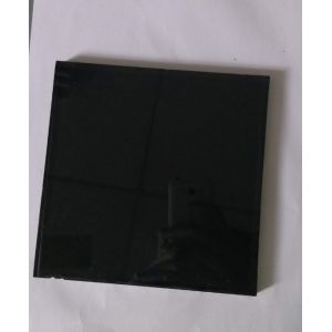 Black Tempered Glass Door High Light Transmission 20% Safety