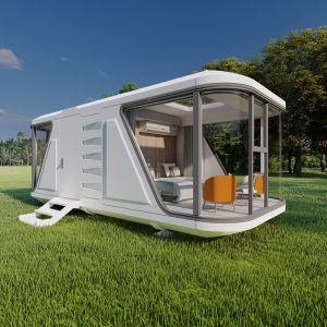 10tons Prefabricated Expandable Space Capsule Room Hotel Cabin With Smart Home