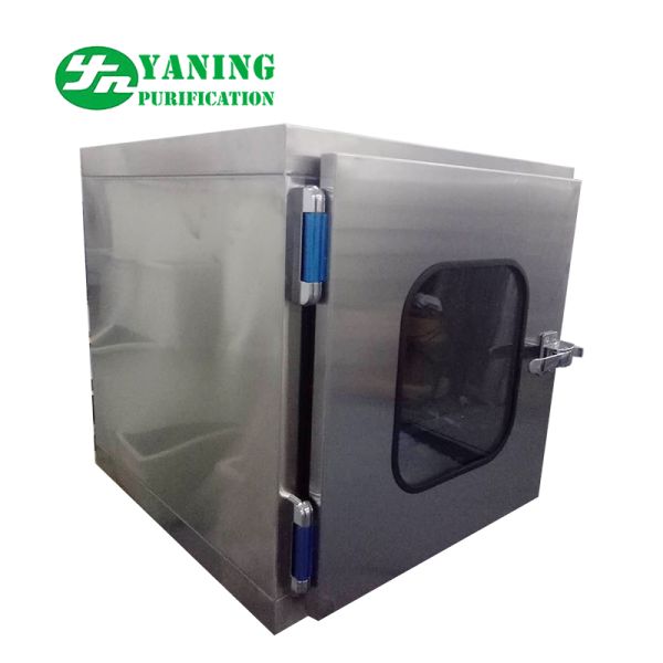 Mechanical Interlock Cleanroom Pass Box Common Interlocking Pass Thru Full Stainless Steel