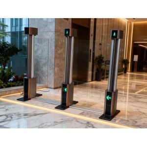 Enviroment -25- 70C Turnstile 1400 X 280 X 1000 Mm for Secure Entrance Security
