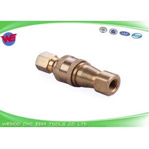 S863-1 Water Pipe Fitting Sodick EDM Parts Brass Material Durable AQ600 AQ327 AQ