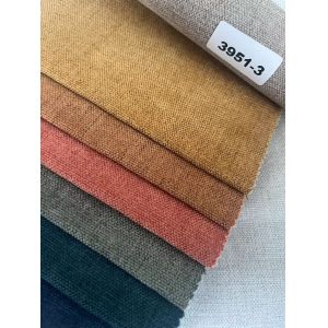 Sofa Custom Polyester Linen Fabric Linen Jacquard Fabric Double Faced
