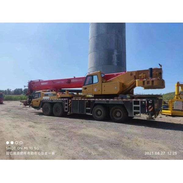 Used SANY 80 ton Crane and Excellent Performance for Construction Projects