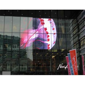 1920-3840Hz Transparent LED Display Panel Waterproof For Exhibition