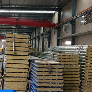 China 960mm fireproof rock wool sandwich panel construction materials in maldives on sale