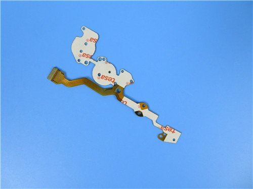 Dual Layer Flexible Printed Circuit PCB (FPC) Built on Polyimide With Stiffener