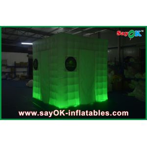 Photo Booth Decorations Cube Inflatable Wedding Photo Booth Curtains Print For