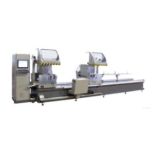 CNC PVC Profile Double Head Mitre Saw  / Aluminum Window Door CNC Cutting Machine