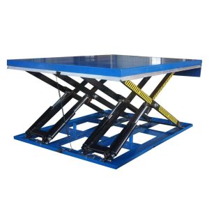 China Electric Double Scissor Lift Tables 2000kg Heavy Duty on sale
