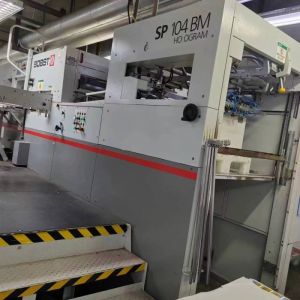 Cheap BOBST AUTOPLATINE SP 104 BM H Automatic Die Cutting And Foil Stamping Machine With Hologram for sale