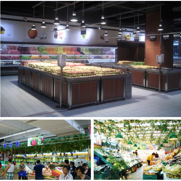 30W Red Green Yellow COB led Fresh Light For Supermarket Vegetable Lighting