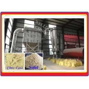 Button Control Sawdust Flash Dryer , Gas Heating Quartz Flash Dryer