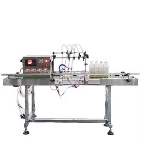 Automatic Four-Head Oral Liquid Filling Machine Simple Operation for Milk Juice