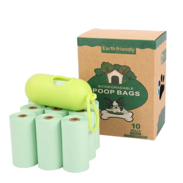 Quality 100% Compostable Plastic Free Biodegradable Dog Poop Bags With Dispenser wholesale