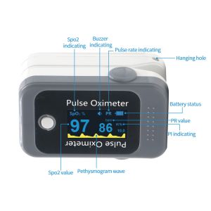 BM1000D Finger Blood Oxygen Meter Spo2 Fingertip Pulse Digital Oximeter