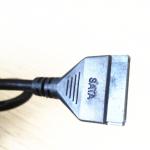 Dual output +5 & +12 volt 2000ma Power Supply With the flat output plug and a