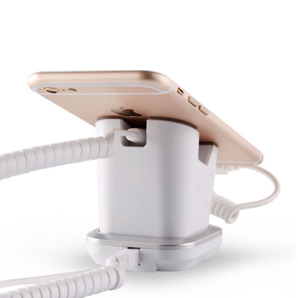 COMER cell phone stores display charging and alarm sensor stand for mobile