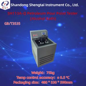 ± 0.5℃ Accuracy Alcohol Bath Petroleum Pour Point Meter GB/T3535 Room Temp～ -70