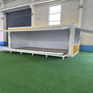 Colourful Camping Container House for Small Store Creative Design Steel