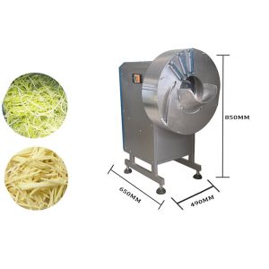 500 KG/H Garlic Processing Machine Ginger Slicing Strips Cutting