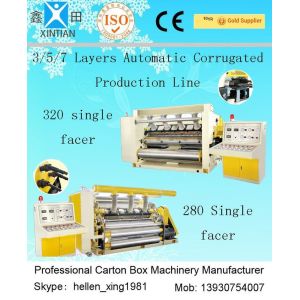 Automatical Carton Making Machine with 1400-2500mm Width , 100m/min Speed