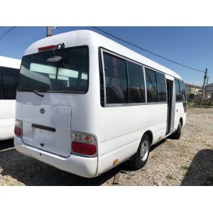 China Used Diesel School Bus  30 Seats LHD Steering Position Optional Color White Golden Brown on sale