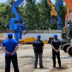 High-Performance Steel Pile Driver: Rapid Vibro Hammer with Powerful Excitation