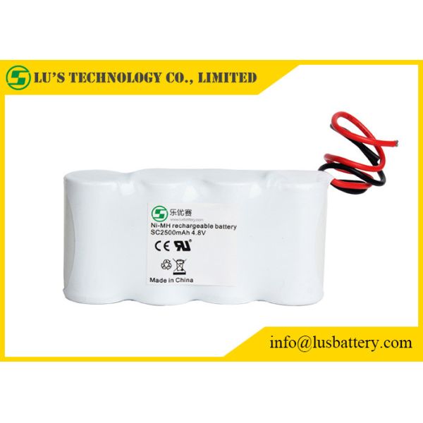 Nickel Metal 1.2 V Rechargeable Battery 2500mah Nimh 4.8v For High Energy