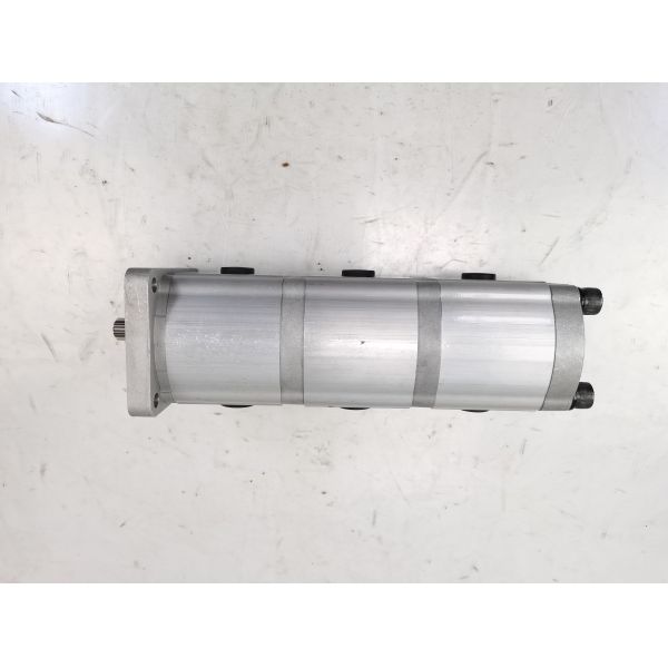 3 Stage Hydraulic Gear Pump 16+16+16-10T-R High Quality Iron and Aluminum alloy materials Range for Construction Machinery Factory Supply Hydraulic