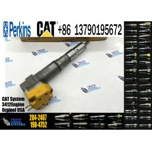 China 198-6877 204-2467 232-1170 232-1175 3412E Engine Diesel Fuel Injector 174-7526 174-7527 on sale