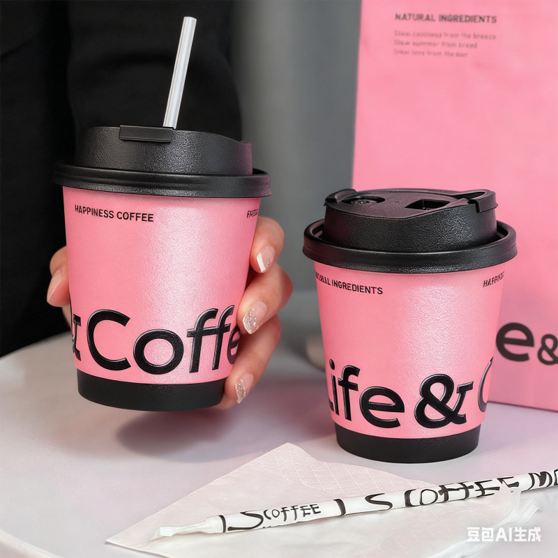 Biodegradable disposable coffee paper cup wholesale customized printing logo