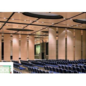 China Movable Room Divider Operable Walls With Fabric MDF Hard Cover For Convention Centers on sale