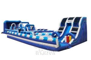 China Giant inflatable playground WSP-305/including slides,trampolines and obstacles on sale