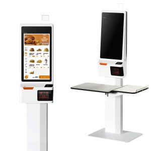 Supermarket Self Service Payment Kiosk 58mm Printer Pos System Cash Machines