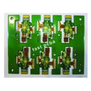 PI 0.15MM 2 Layers Rigid Flex PCB with Immersion Gold for Telecom Communication
