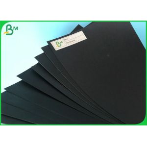 Single Side Coated Black Book Binding Board 300g Cardboard In Sheet Or Roll