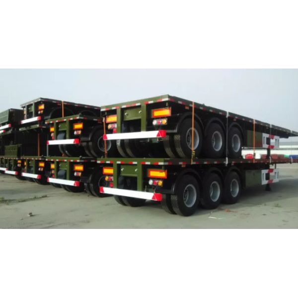 High Column Semi Trailer Trucks Black Cargo Truck Trailer CTY9391CLX