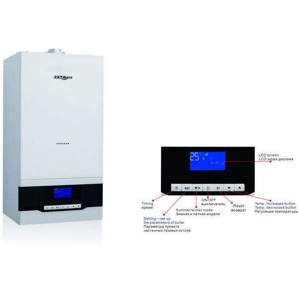 Quality Powerful Wall Installed Gas Boiler Programmable Controls Variable Dimensions wholesale
