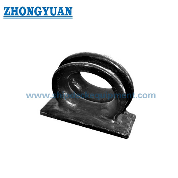 Quality CB 34 Type C Casting Steel Deck Welded Mooring Chock Ship Mooring Equipment wholesale